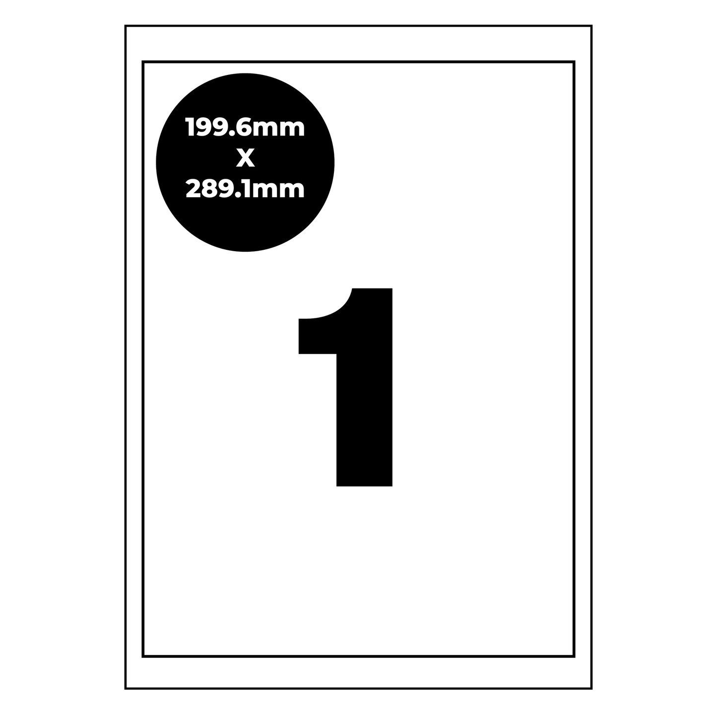 A4 Self Adhesive Address Labels