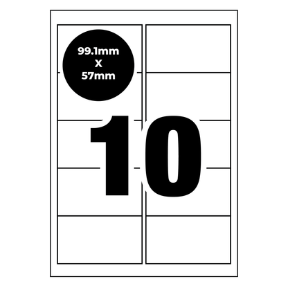 A4 Self Adhesive Address Labels