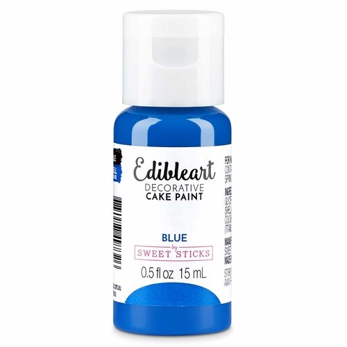 Blue Edible Art Paint 15ml