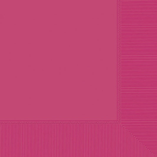 Luncheon Napkins Magenta 2 Ply