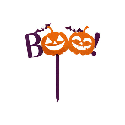 Boo Pumpkin Cake Topper