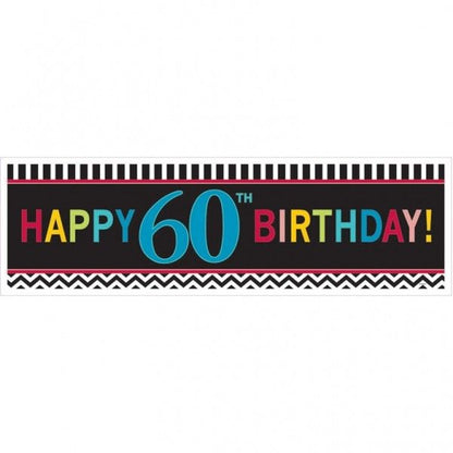 60th Birthday Celebration Giant Banner