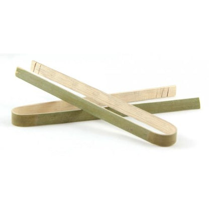 Bamboo Tongs 160mm Bag 50