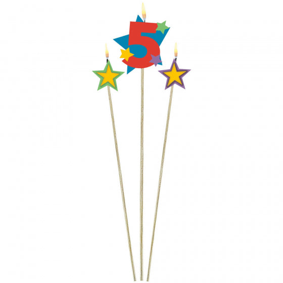 #5 BIRTHDAY PICK CANDLES