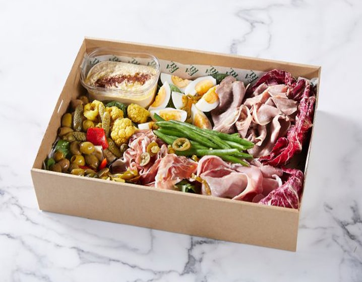 Kraft Grazing Platter Gourmet Gift Box With Window