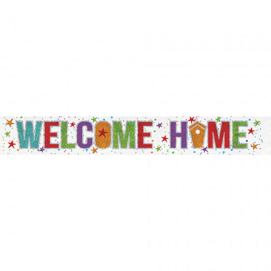 BANNER HOLOGRAPHIC WELCOME HOME