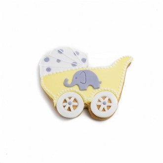 Baby_Pram_Decorated_Cookie_Elephant_Theme3