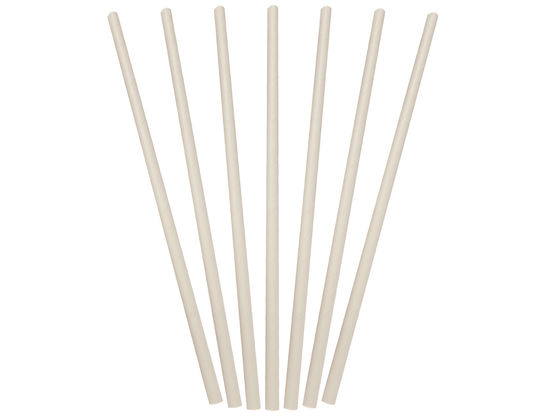 Paper Straws 205 x 6mm Pack of 250