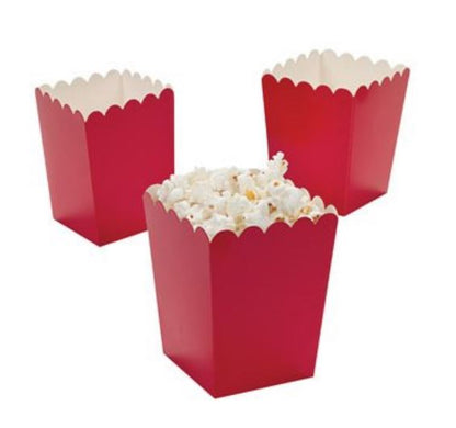 Apple Red Popcorn Boxes