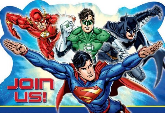 JUSTICE LEAGUE INVITATIONS