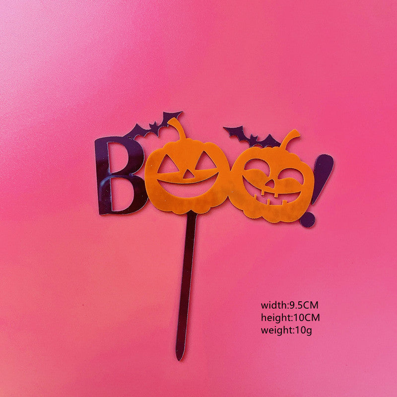 Boo Pumpkin Cake Topper