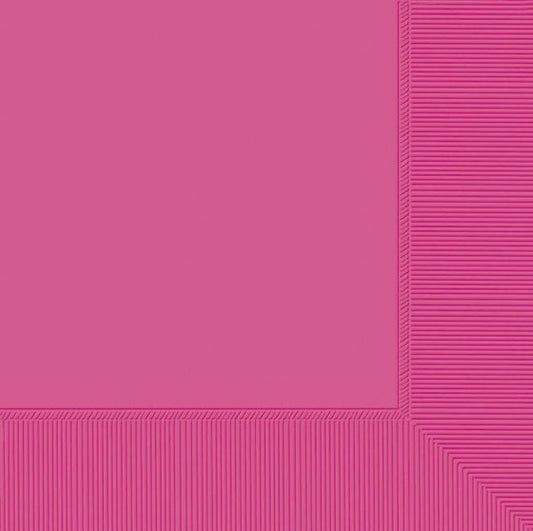 NAPKINS 20 PACK 2PLY-BRIGHT PINK