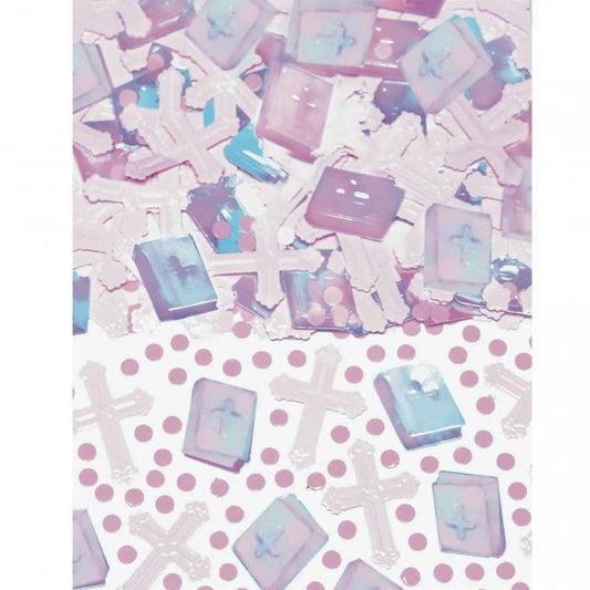 PINK CROSSES CONFETTI 70G