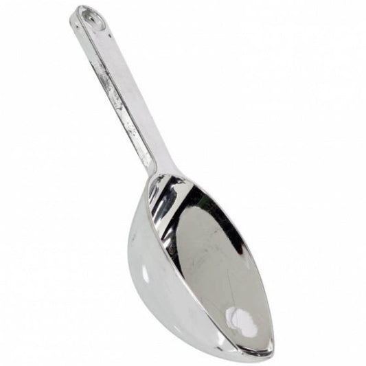 PLASTIC SCOOP-SILVER