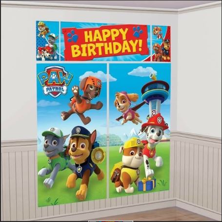 Paw Patrol Boys Scene Setter Decoration