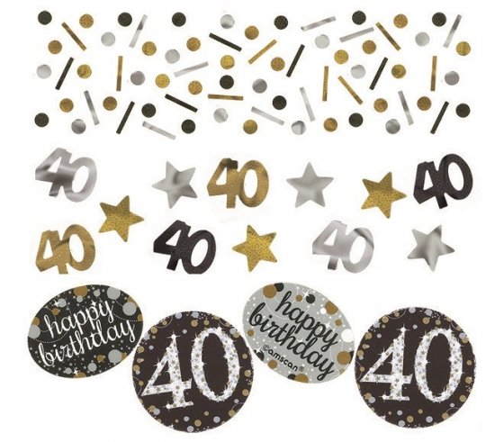 SPARKLING CELEBRATION 40 CONFETTI 34G