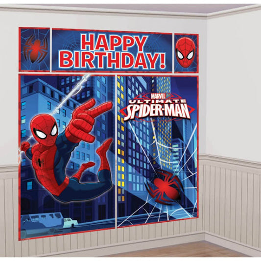 Spiderman Scene Setter Wall