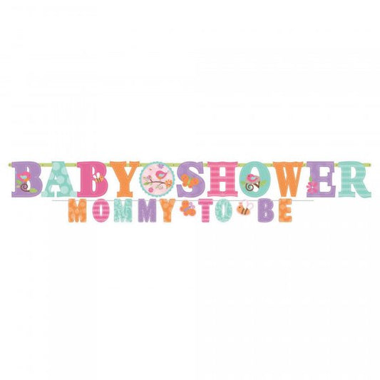 TWEET BABY GIRL LETTER BANNER