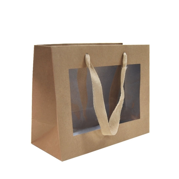 Gift Bags With Clear Window & Handle