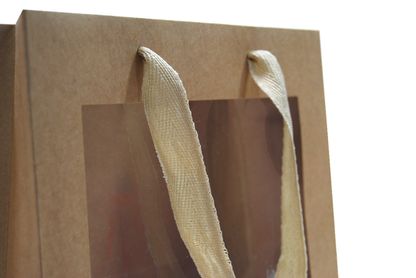 Gift Bags With Clear Window & Handle