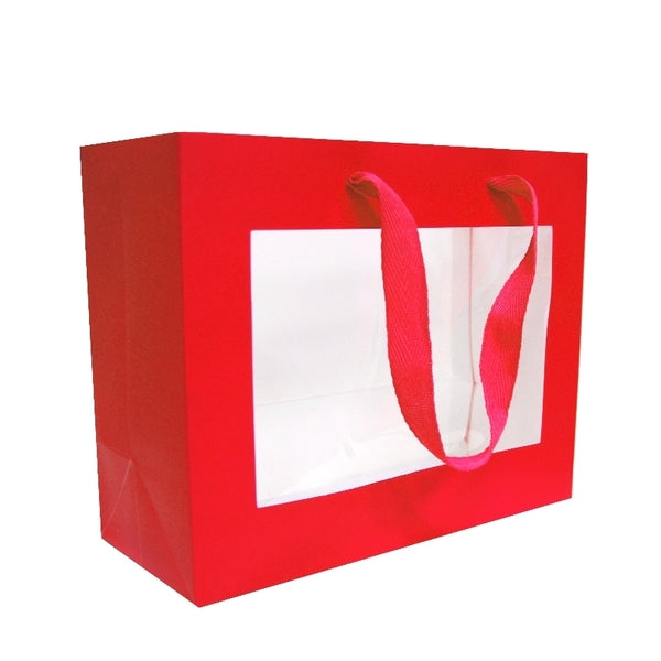 Gift Bags With Clear Window & Handle