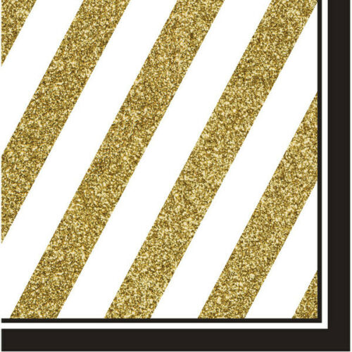 black&gold Lunch Napkin