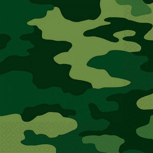 Camouflage Lunch Napkins