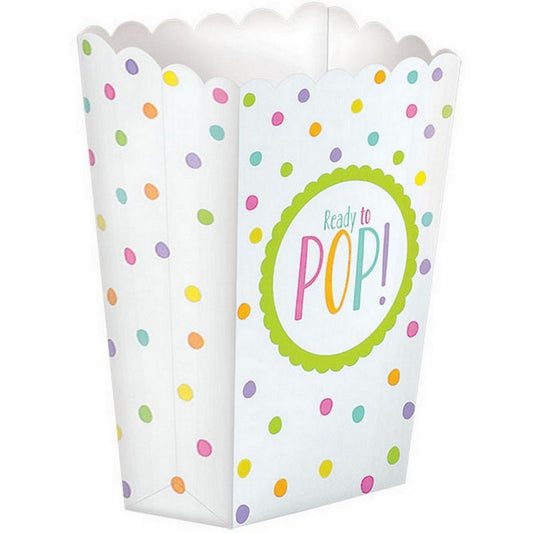 Baby Shower Popcorn Favour Boxes