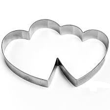 Double Heart Stainless Steel Cookie Cutter