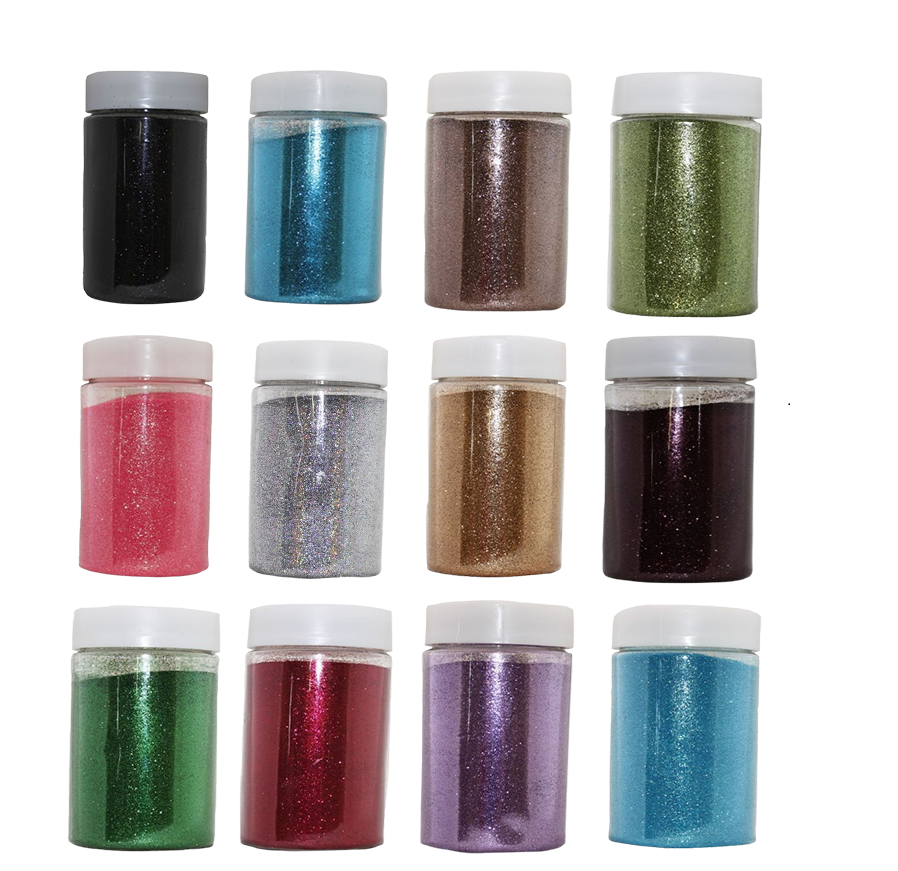 Ultra Fine Glitter 250 grams Mixed Colours