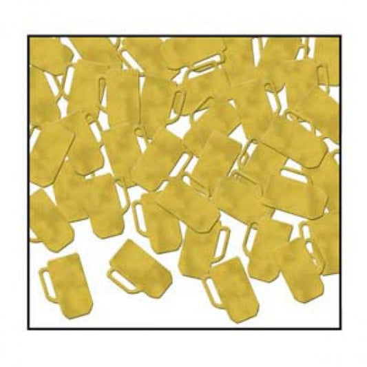 Confetti Gold Beer Mugs Party Decoration