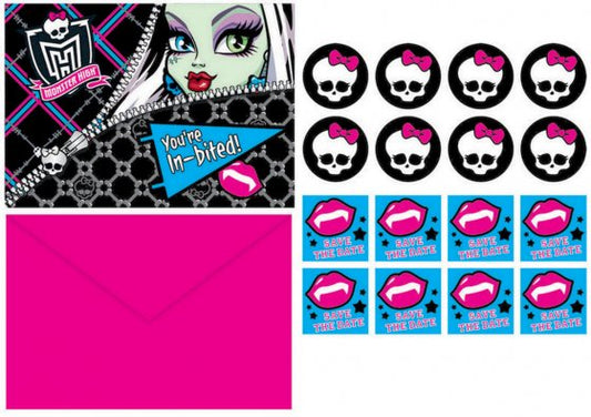 Monster High Postcard Invitations