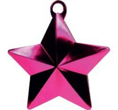 Glitz Star Balloon Weight Hot Pink