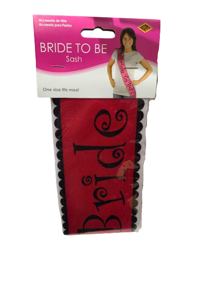 Sash Satin Bride To Be