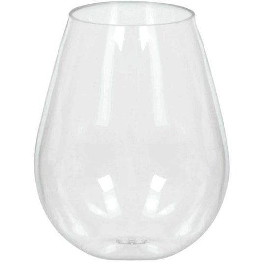 Clear Mini Wine Glasses Stemless Plastic