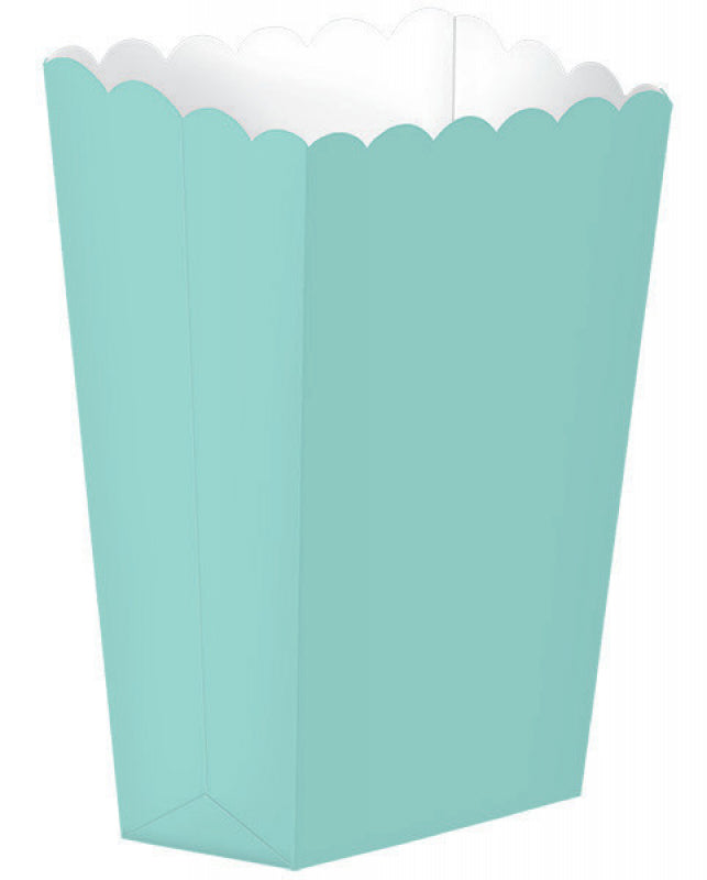 Robin's-egg Blue Popcorn Favour Boxes