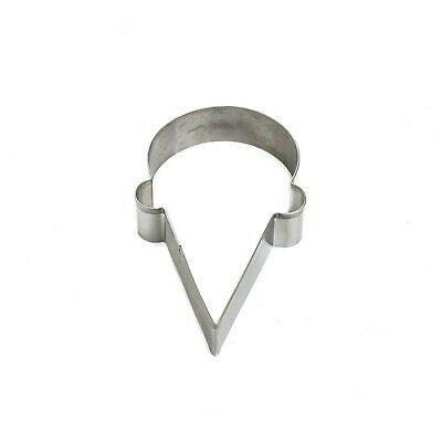 Ice Cream Cone Stainless Steel Cookie Cutter