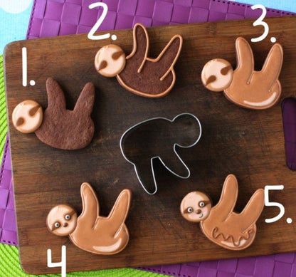 Sloth Premium Tin Cookie Cutter