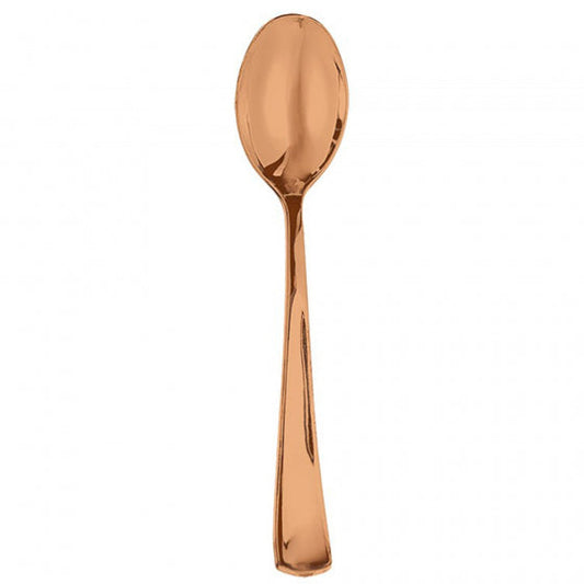 Cutlery Set Spoons Rose Gold Metallic Look