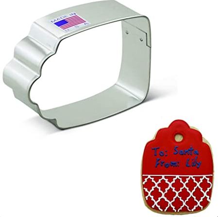 Gift Tag or Tea Bag Premium Tin Cookie Cutter