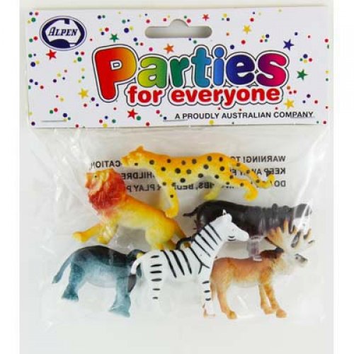 Zoo Animals Birthday Favour